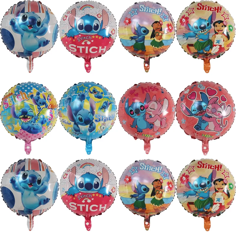 Disney Lilo & Stitch Aluminum Film Balloon  Birthday Party Decoration Baby Shower Party Decoration DIY Party Event Supplies