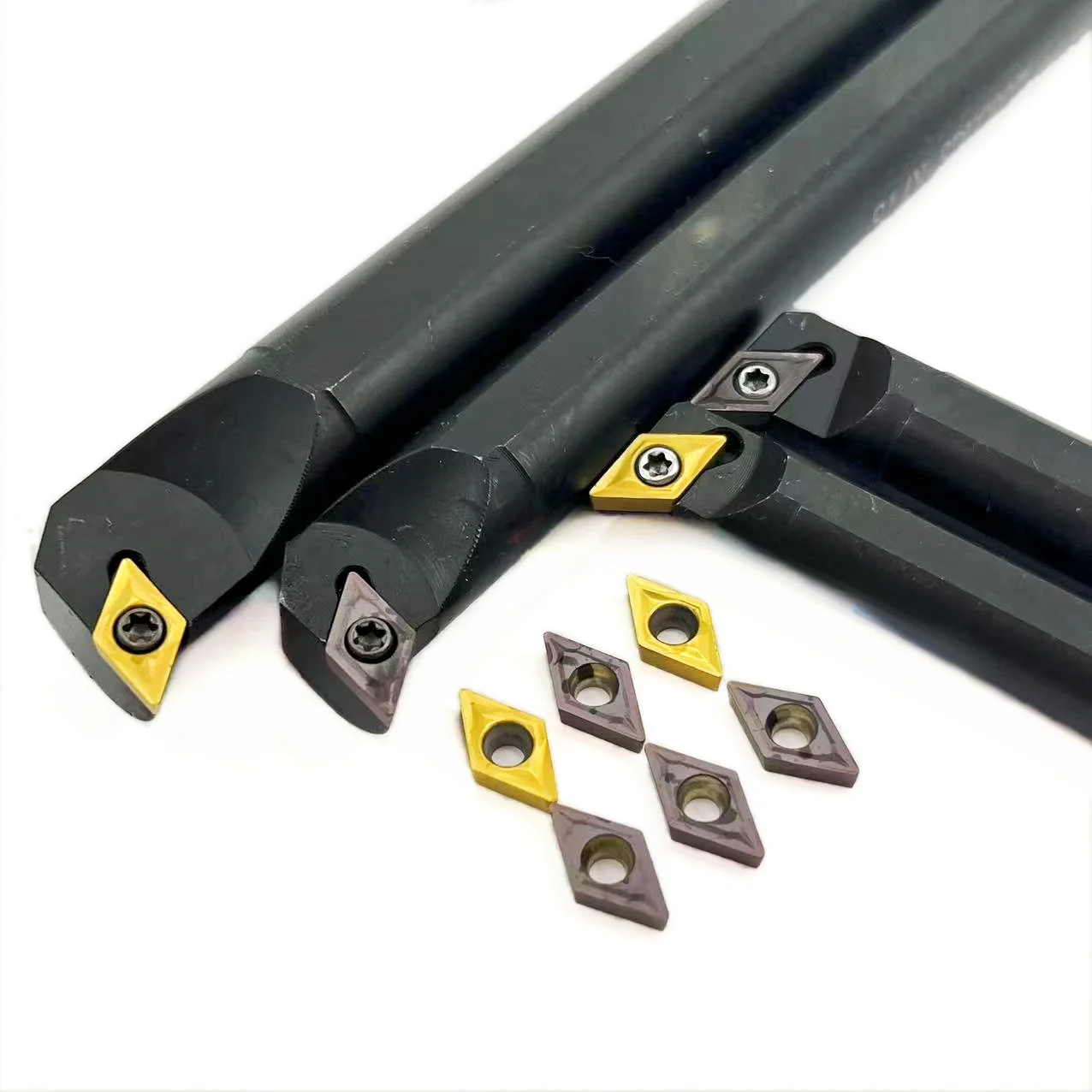 DCMT070204 For S10K-SDUCR07 S16Q-SDUCR07 Internal Turning Tool Holder DCMT Carbide Inserts Lathe Bar CNC Cutting Tools Set