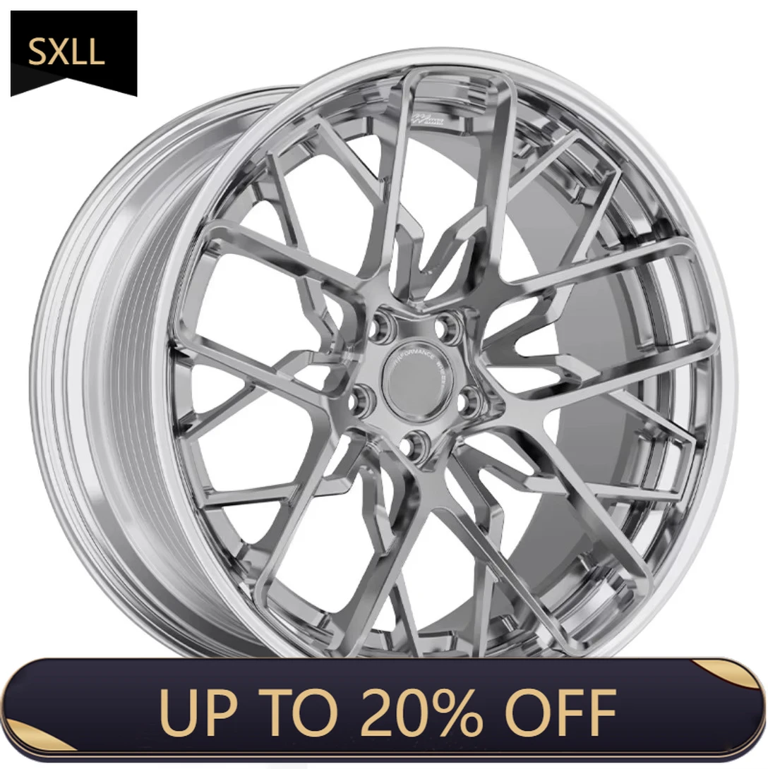 Кованые колеса серии SXLL GBC 4/5/6/8 и двухсекционная конструкция из сплава, черная отделка, модернизация/обновление