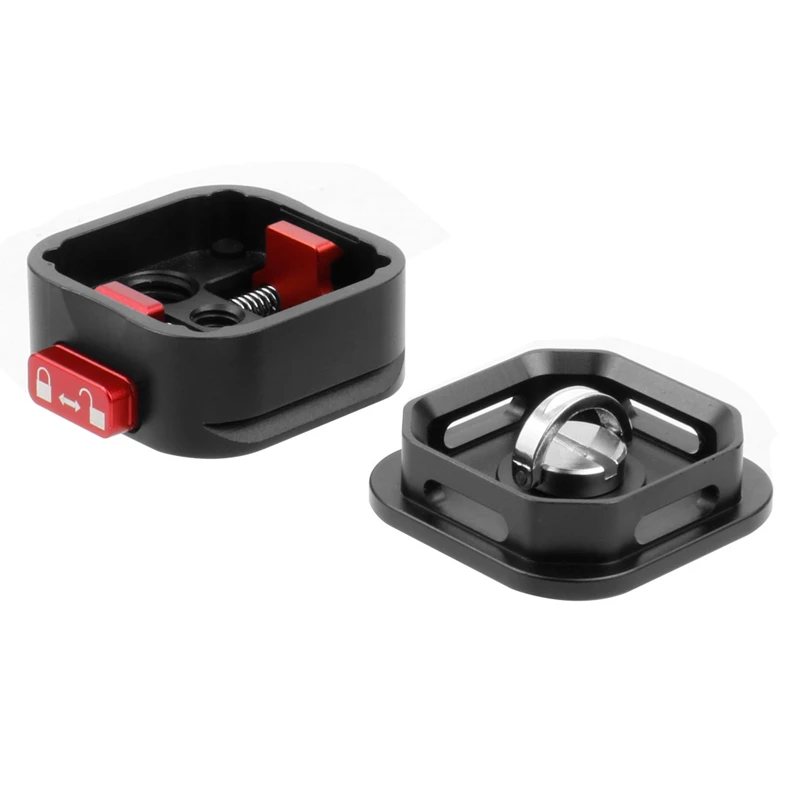 Quick Release Plate Clamp Mount Plate Board With 1/4 Screw For Camera Monitor Fill Light Stabilizer Tripod Adapter