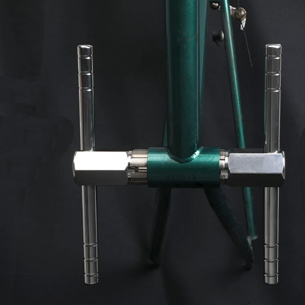 Vollstahl Hochfestes Fahrrad-Innenlager-Gewindeschneidwerkzeug BC 1.37x24 BSA Fahrradrahmen BB Englisches Gewinde Reparatur-Set – Detail 19