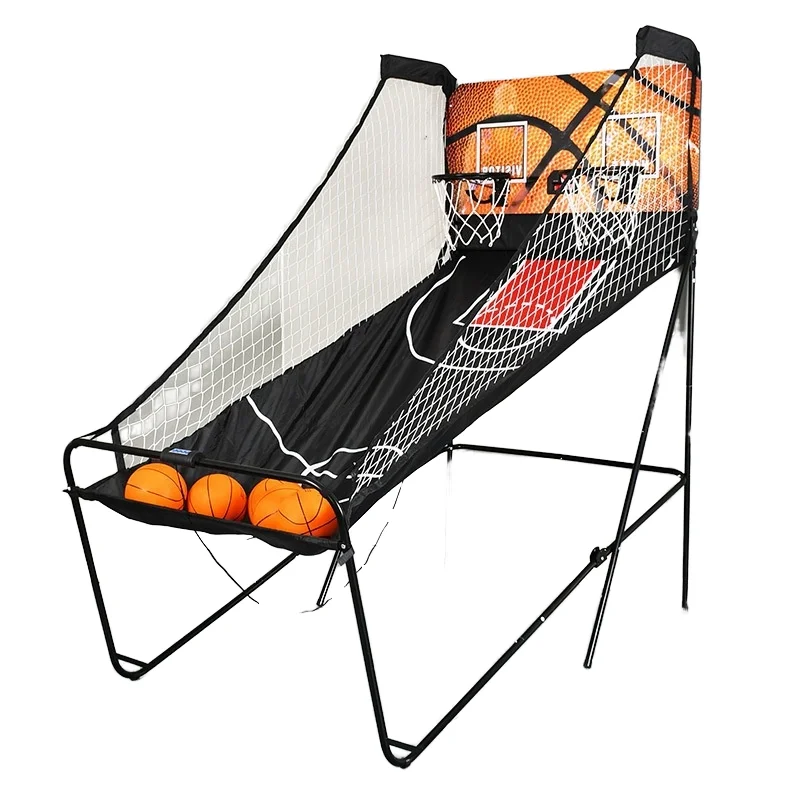 

Новая тренировочная машина для двойной стрельбы по баскетболу в помещении, автоматическая машина для стрельбы по баскетболу