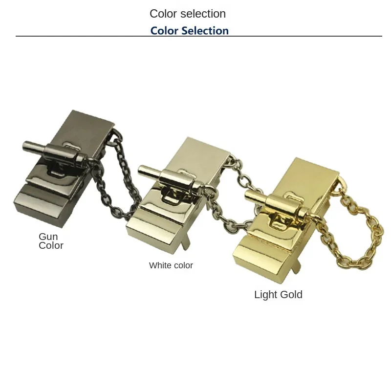 Alta Qualidade Alloy Bag Mortise Lock, Retângulo Fecho Interruptor, Fecho Sacos, Torção Turn Lock Insert, Hardware Acessórios, Bolsa