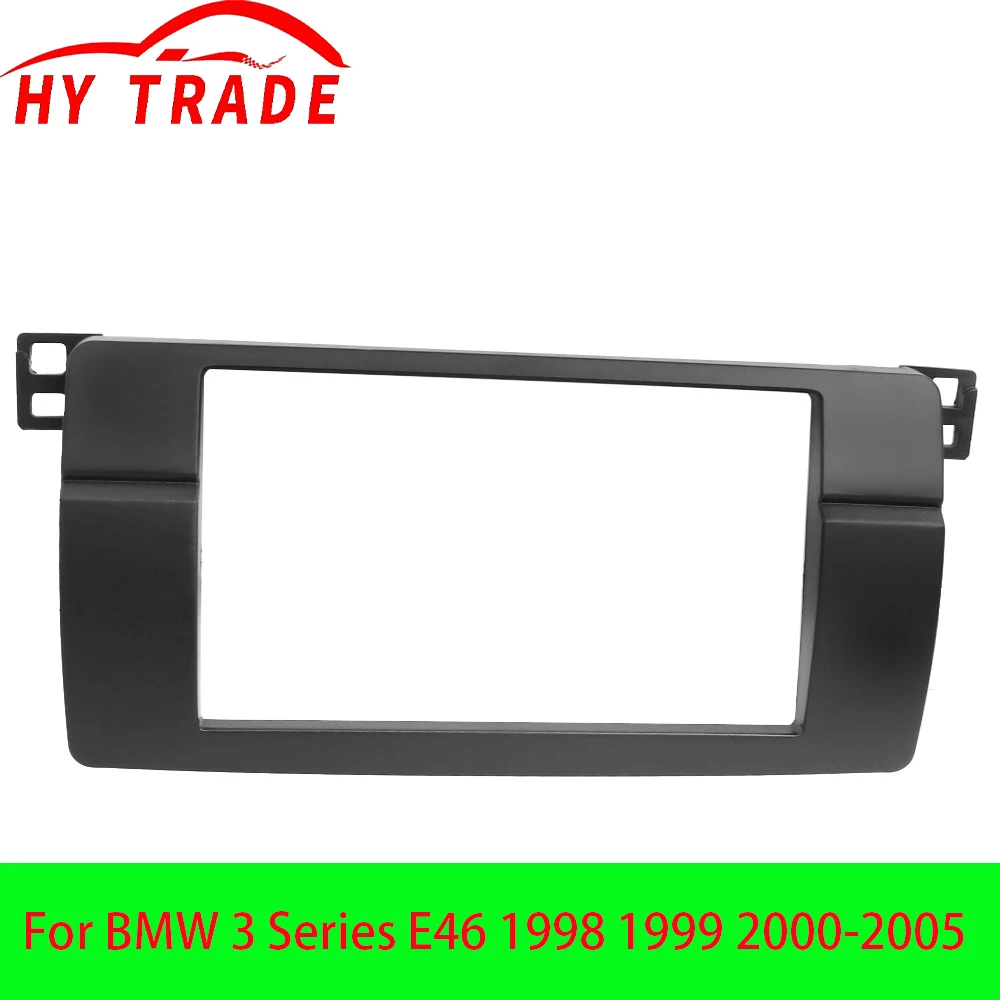 

2 Din CD Player Fascia Frame 173*98mm Car Stereo Radio Dash Panel Trim Kit For BMW 3 Series E46 1998 1999 2000-2005