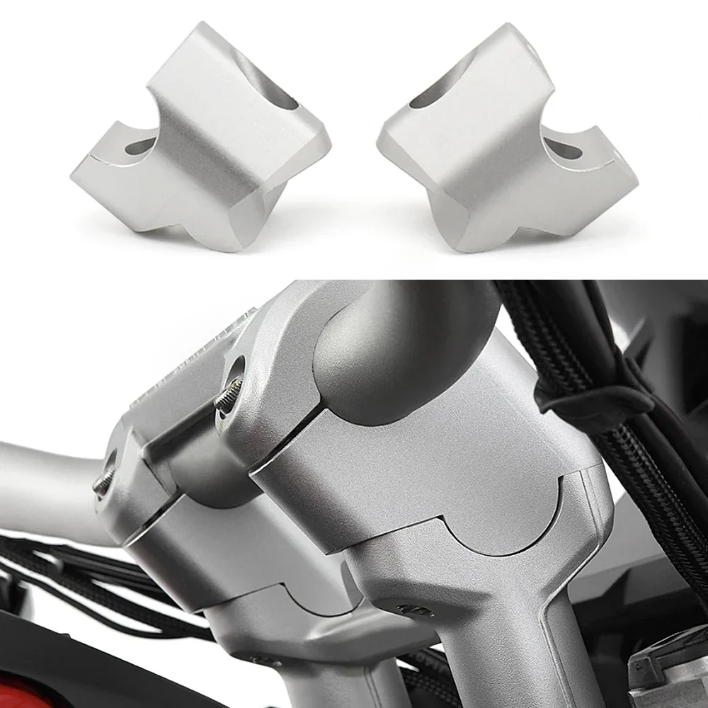 

Motorcycle Accessories Handlebars Back Move Mount Silver New Handlebar Riser For Ducati Multistrada V4 MULTISTRADA V4