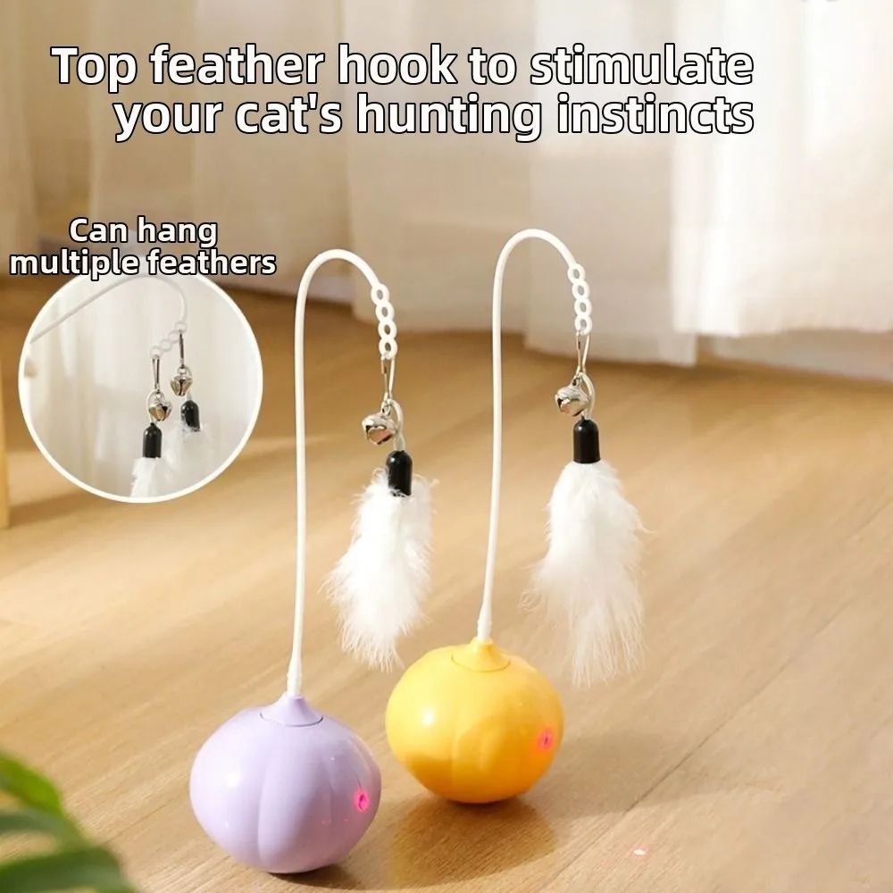 

Creative Cat Tumbler Toy Onion Design Bite-resistant Cat Infrared Interactive Toy Detachable Funny