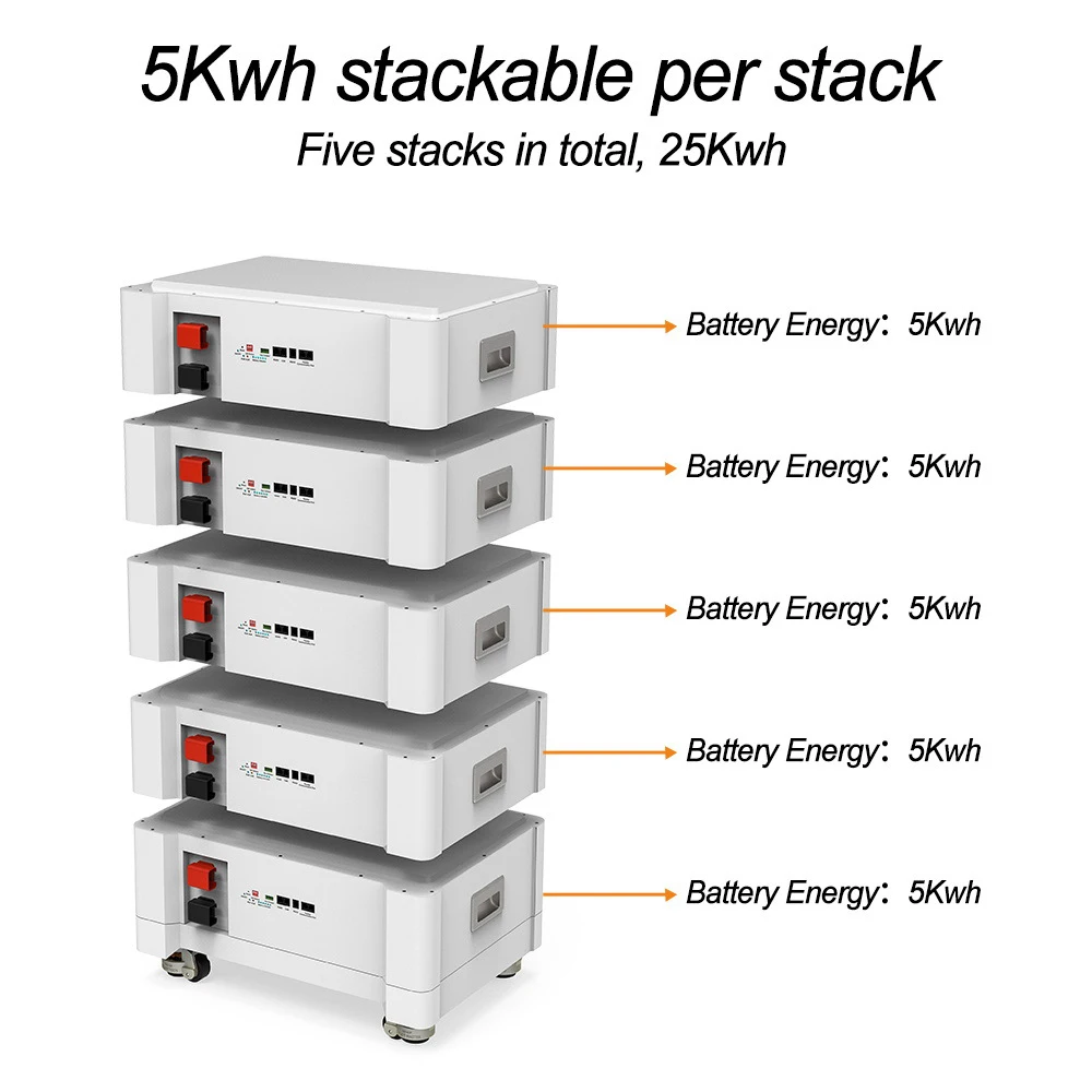 Energy Storage 48V 200AH 10kwh 20kwh 30kwh 50kwh 51.2v 100ah 5kwh Inverter Battery Solar Power System Lifepo4 Battery