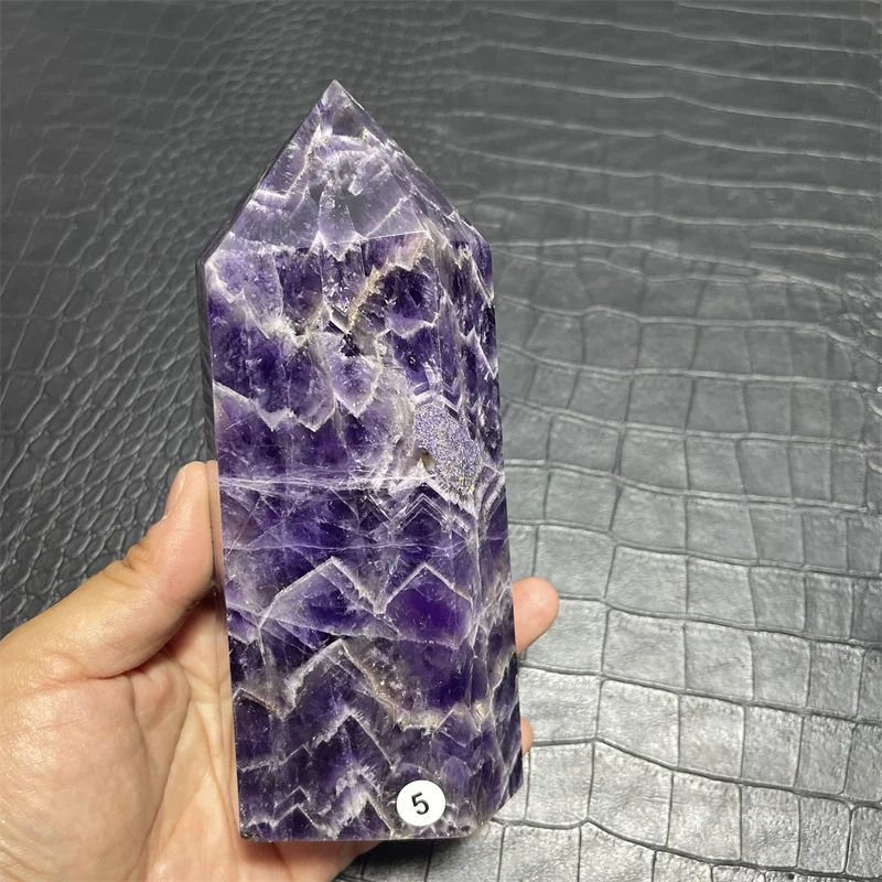 natural dream amethyst point large size amethyst crystal wand for decoration