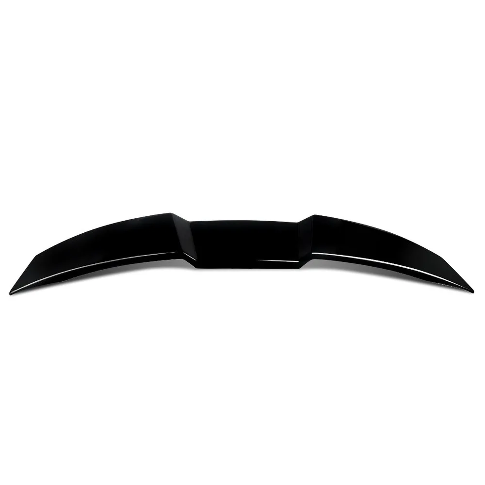 

For Toyota RAV4 Rear Roof Lip Wing Sport Utility 4-Door 2019 2020 2021 2022 Upper Window Roof Lip Spoiler Wing Gloss Black Trim