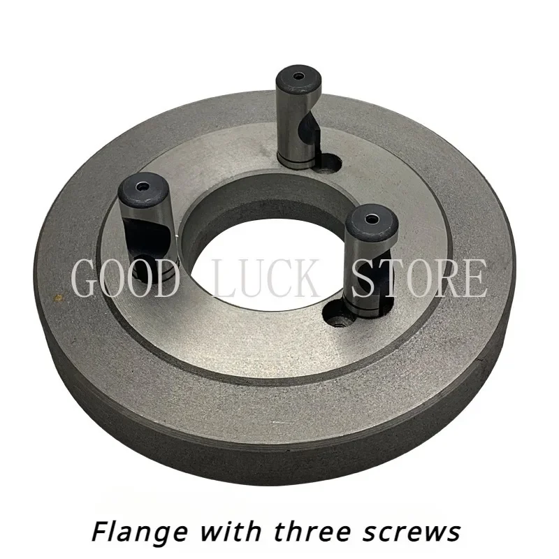 

D4-160 D4-200 D Type Lathe Spindle Flange Chuck Connecting Plate Transition Plate Pull Rod Screw Three Jaw Chuck Connecting