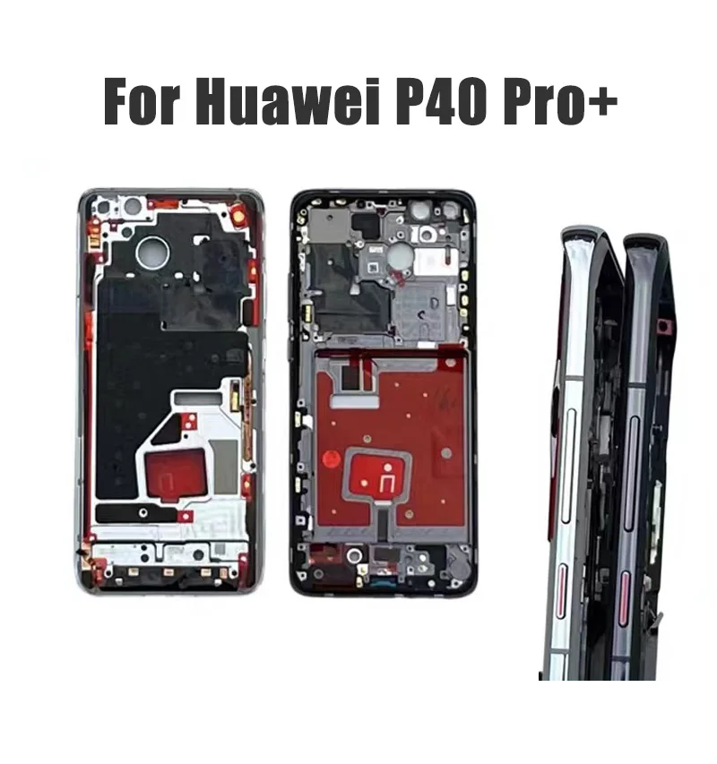 Original Middle Frame Repair For Huawei P40 Pro P40Pro+ Plus Bezel Housing Chassis Shell LCD Display Plate Holder Replacement