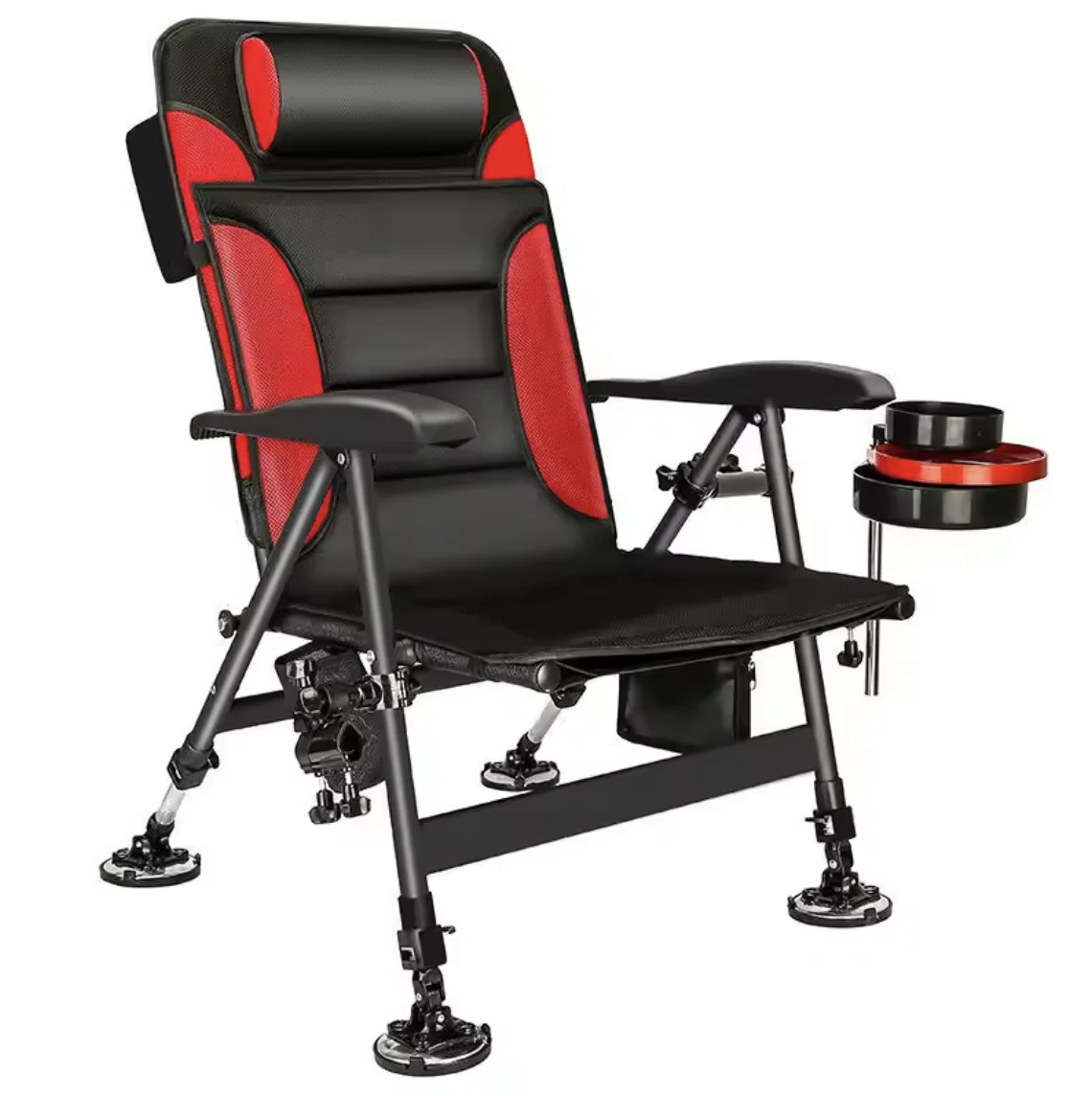 

Factory Adjustable Multiple Set Five Gear Backrest Lift Portable Outdoor Folding Recliner Camping Garden Beach Fishing Chairs