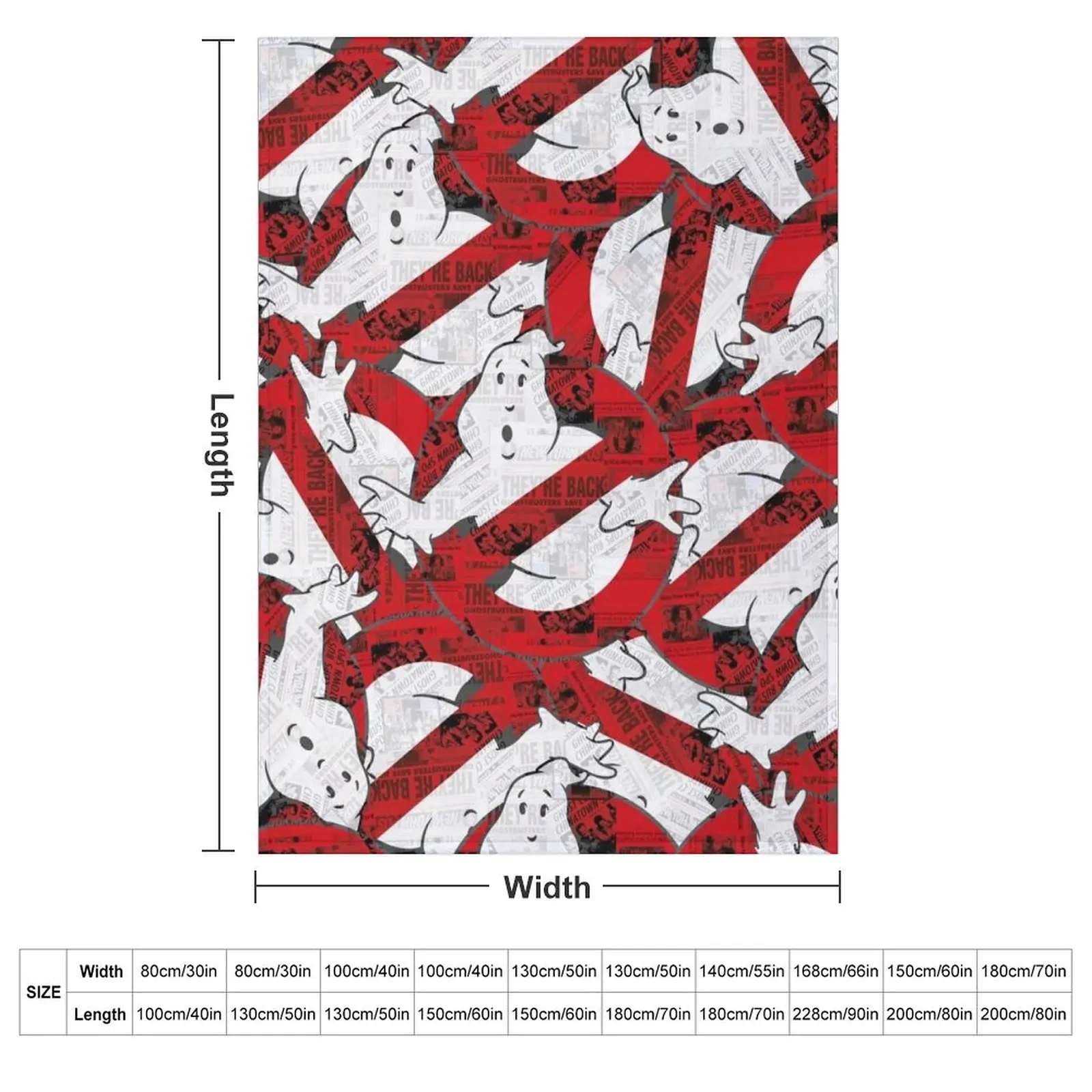The GhostBusters logo pattern Throw Blanket Thins Beautifuls Bed Blankets For Sofas Weighted Furrys Blankets