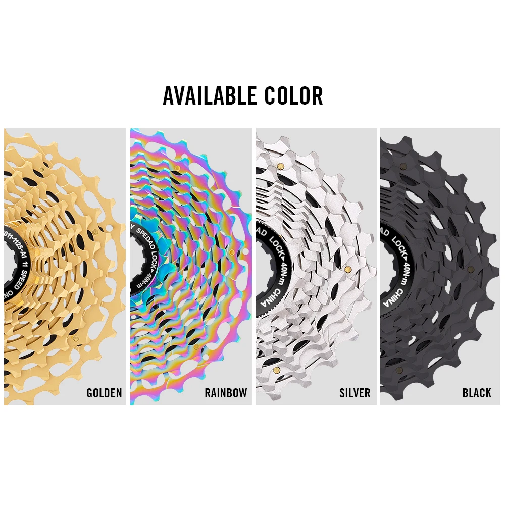 SPEDAO Road Bike Freewheel SLR2 Cassette Ultralight Bicycle Freewheel 11-25T/28T/32T/34T Freewheel K7 11V HG Sprocket for R9100