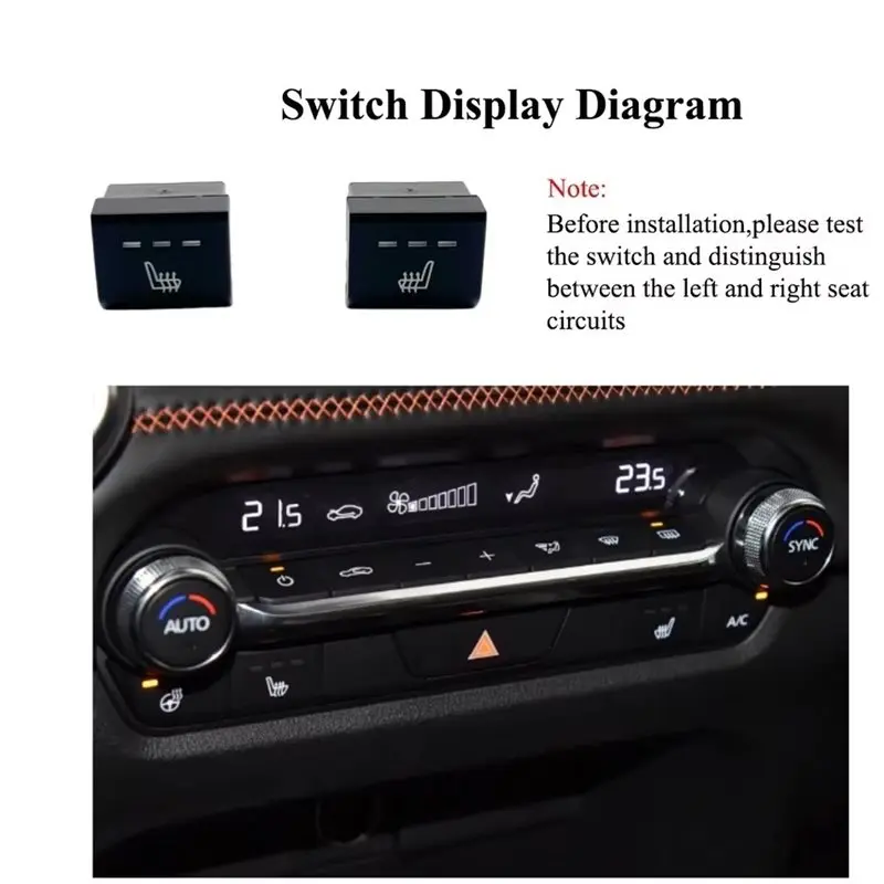 ac29-Built-In 2 Seats Heating System Kit,For Mazda CX-50