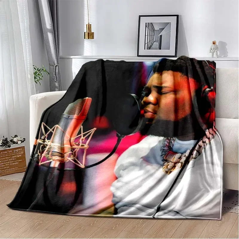 Hip Hop Rapper R-Rod Wave Blanket For All Season,Warm and Soft Blanket  For Couch Sofa Office Home Travel Camping Birthday Gift