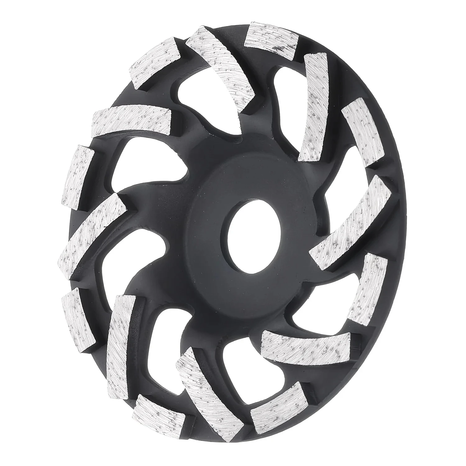 1PC 5 Inch Concrete Grinding Wheels Arbor Grinding Cup Wheel with Diamond Segments for Paint Epoxy Coating Removal, Black
