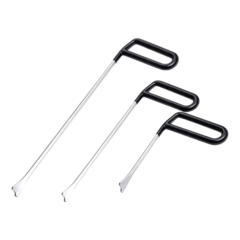 Automotive Body Repair Pry Rod for Vehicle Panel Access, Grip Handle Manual Tool with Flat Tip for Repair Work