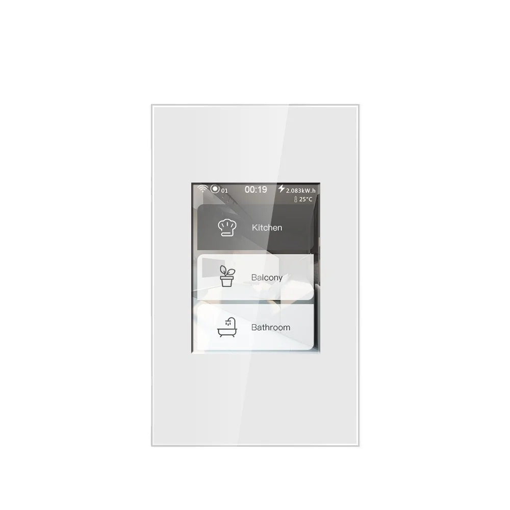 Lanbon LCD Touch Panel Smart Home System Wandschalter funktionieren mit Tuya Support Google Home/Home Assistant/HomeKit