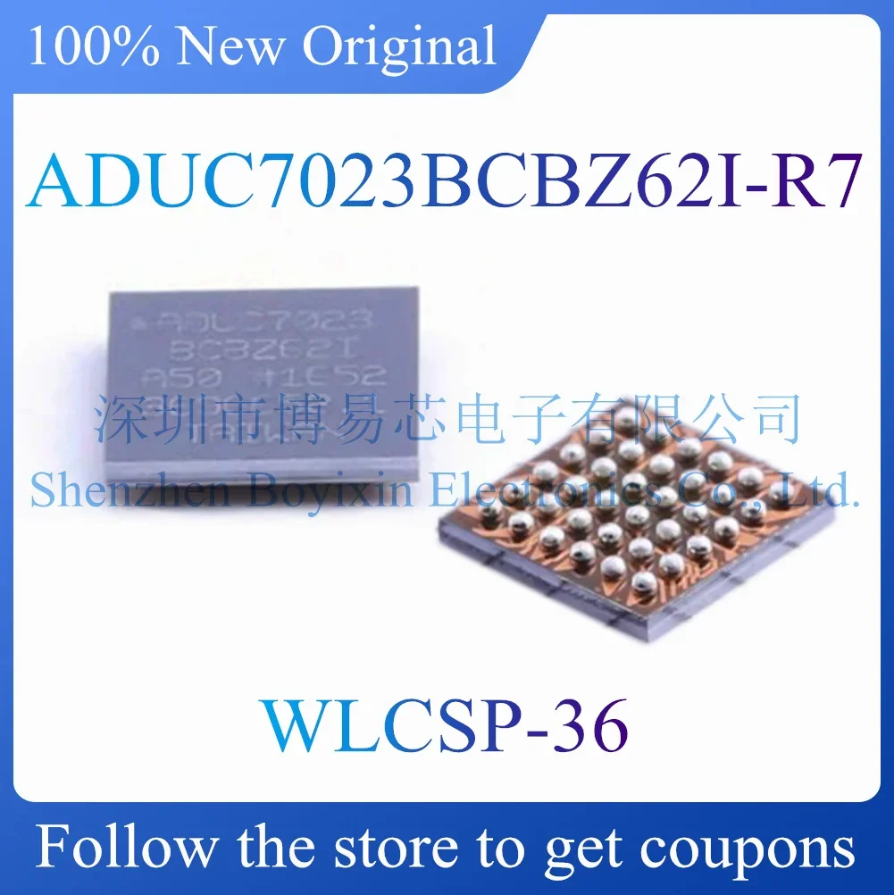 NEW ADUC7023BCBZ62I-R7.Original Product.Package WLCSP-36