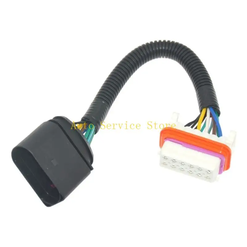 462A Replacement 12 Pin Automotive Headlight Wiring Harness Connector for 7L6971071A Front Light Assembly Easy Installation