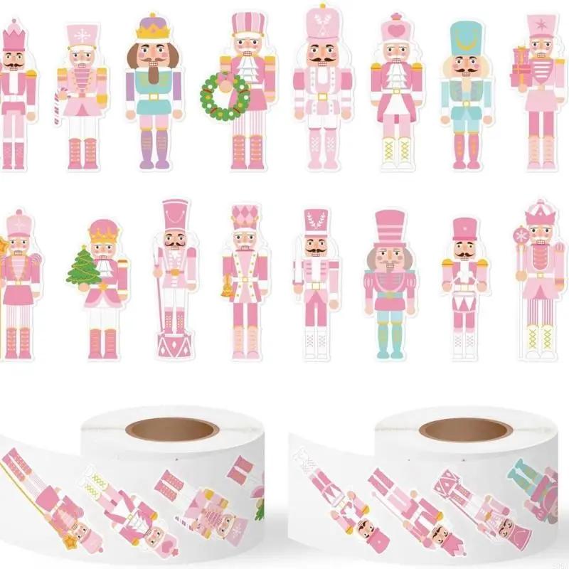 Рождественские-наклейки-«Щелкунчики»-рулон-товары-для-рождественской-вечеринки-для-книг-открыток-декор-для-бутылок-с-водой-наклейка-«Щелкунчик»-наклейка