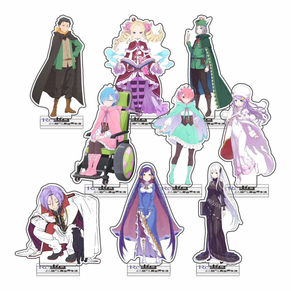 Re:ZERO -Starting Life in Another World- Temporada 4 Shuugeki Hen kara Hajimeru Isekai Seikatsu Anime soporte acrílico modelo placa regalo