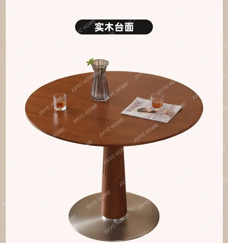 White Dining Table Japanese 4 People Legs Waterproof Dining Table Round Stand Mesa Dobravel Portatil Kitchen Furniture