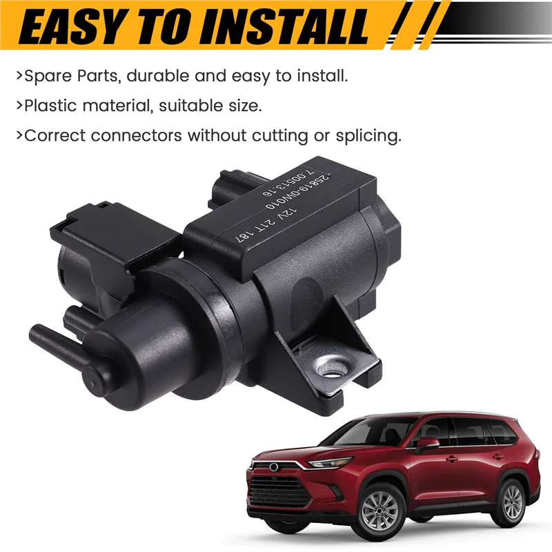 วาล์วโซลินอยด์ระบบเทอร์โบ รถยนต์ 25819-0W010 258190W010 สำหรับรถยนต์โตโยต้า โคโรลล่า คราวน์ เล็กซัส GS300 IS300 NX300 RC300 ปี 2015-2024