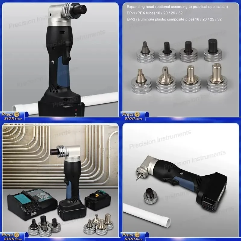 For Pipe Expander Cordless Tube Bender Flaring Tool Battery Powered Copper Aluminum HVAC Plumbing Auto Repair Kit