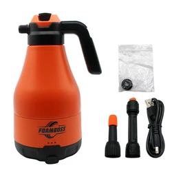 2500mAh Electric car wash sprayer 1.8L foam sprayer special device watering can manual pneumatic corrosion resistant acid Alkali