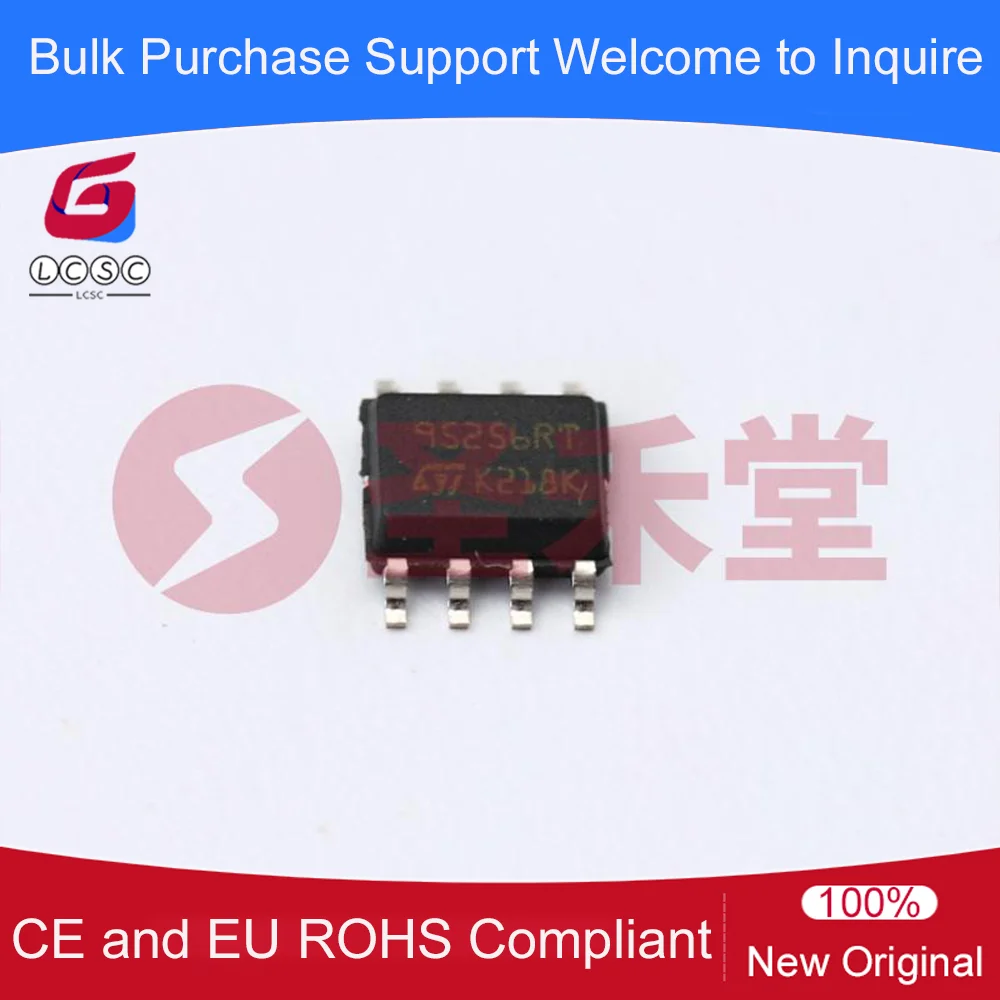 

M95256-DRMN3TP/K Integrated Circuits 1.7V~5.5V 256Kbit 20MHz SPI SOIC-8 Memory IC 95256RT 10Pcs/Pack