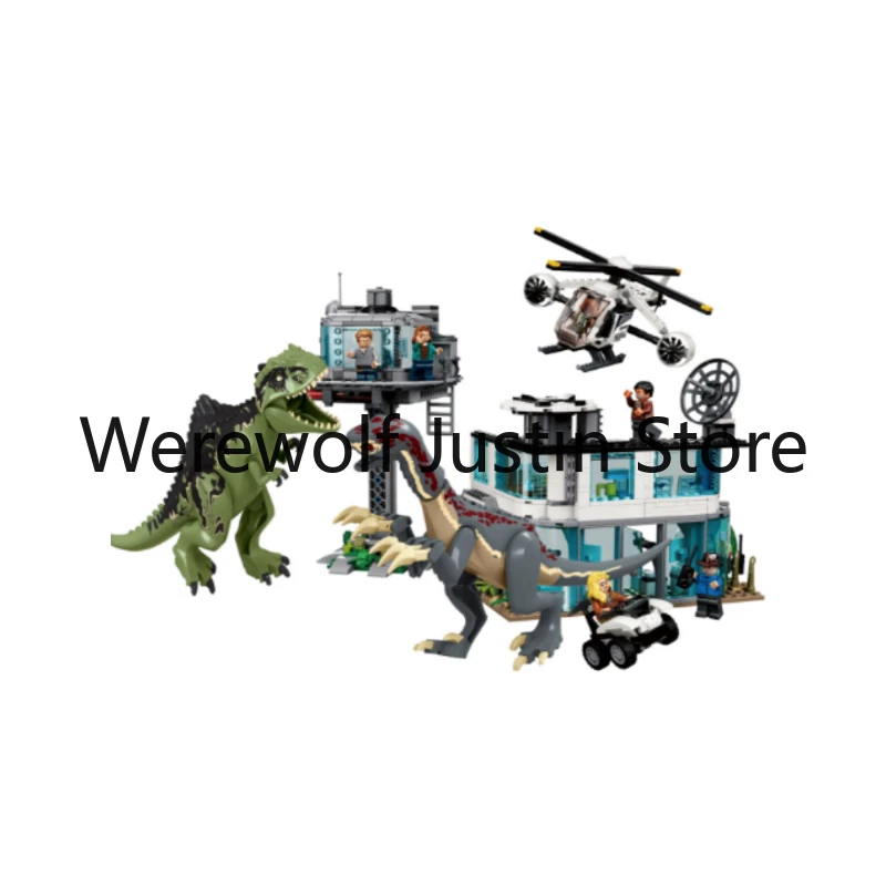 IN stock Creative MOC RV Velociraptor DIY 76949 Dinosaur Assembly Ornament for Children's Birthday Gifts