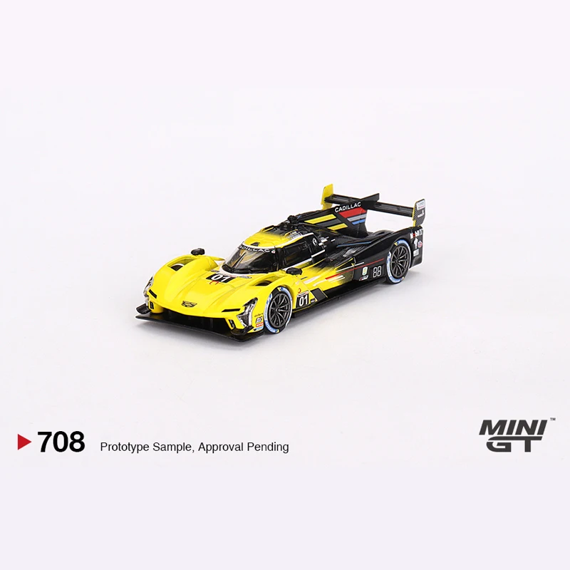 TSM Mini Gt 1/64 Minigt 708 V-Series.R 01 2023 IMSA Daytona 24 Hrs 3rd Place Die-cast Alloy Car Model Collection