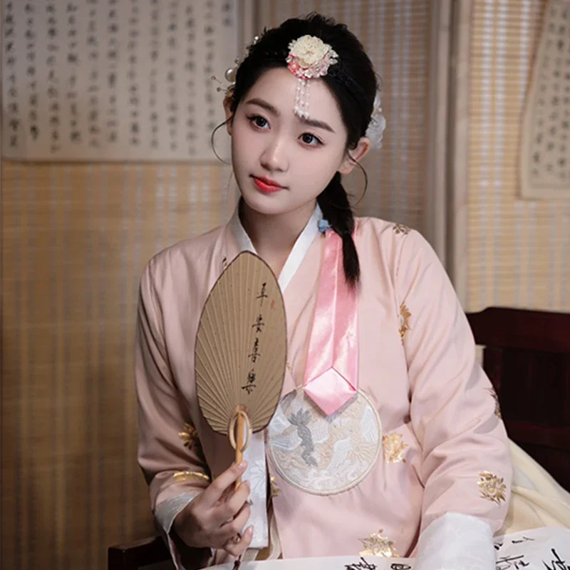 

Retro Korea Hanbok Hair Hoop Ancient Costumes Women Girls Hanbok Dress Parts Stage Performance Hairbands Traditional Accessories