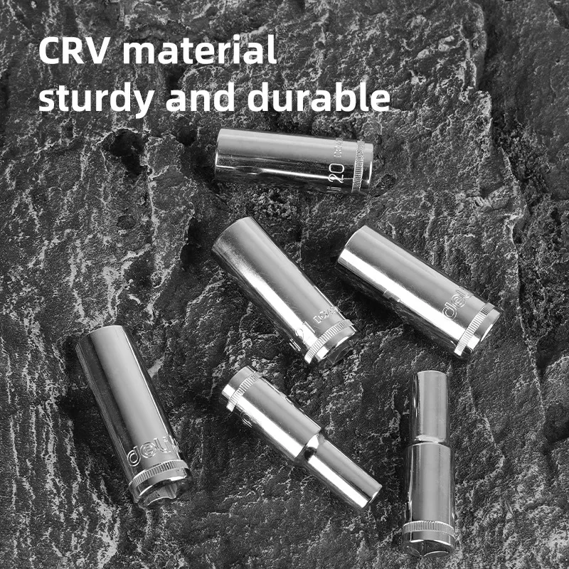 Deli 1 Pcs 1/2'' Inch Drive Hexagon Socket Wrench Bolt Remove Hand Tool Multifunction Car Auto Repair Tools Ratchet Allen Head