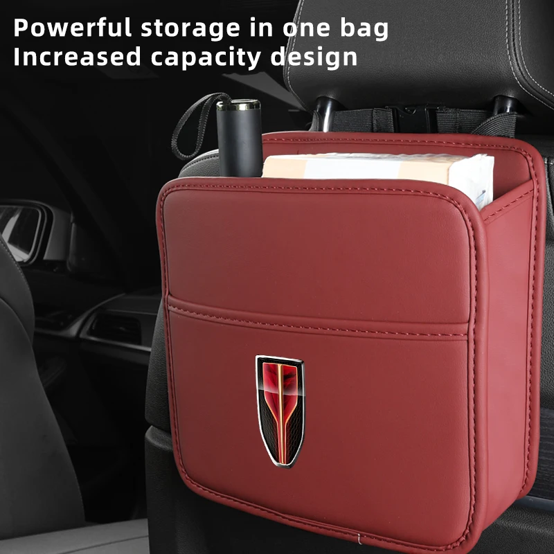 Car Interior Organizer Accessories Hanging Auto Backseat Storage Bag For Hongqi H9 HS5 H5 H7 E-HS9 E115 HS7 LS7 2021 2022 2023