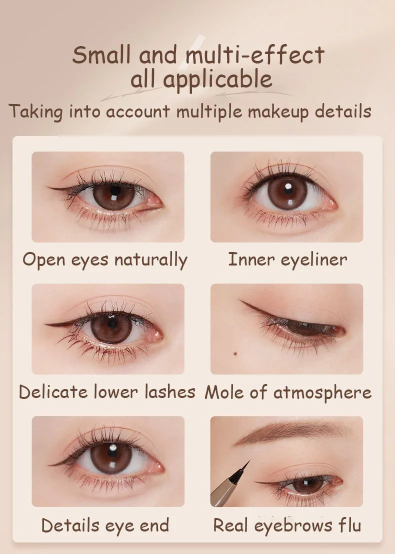 Judydoll Nieuwe Zwarte Vloeibare Eyeliner Potlood Waterdicht Langdurige Oogmake-Up Gladde Eyeliner Pen Koreaanse Stijl Cosmetica