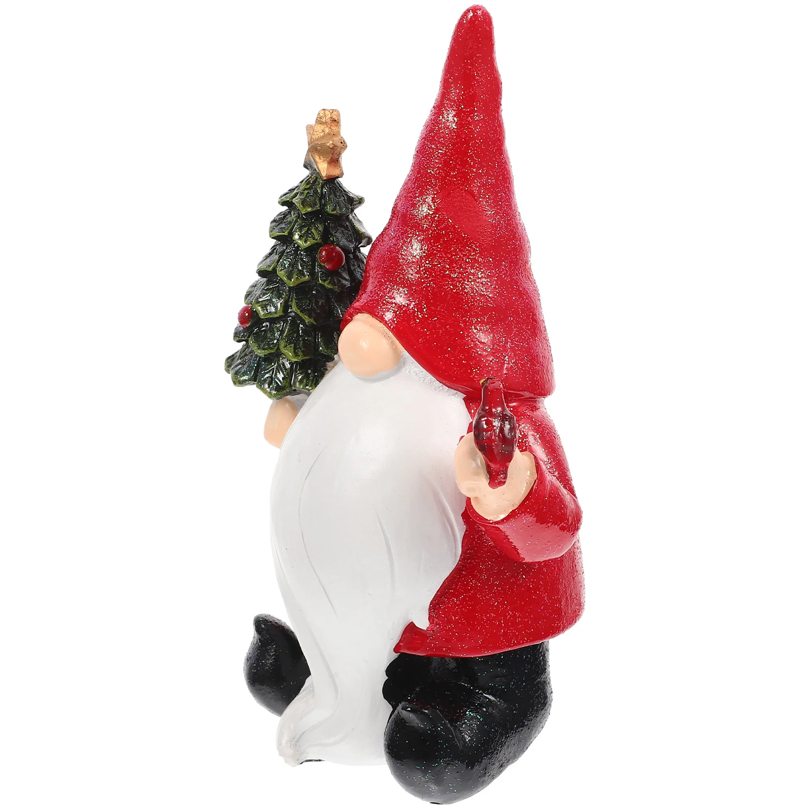 

Creative Resin Gnome Sculpture Garden Ornament for Christmas Thanksgiving Decorative Scene Outdoor Indoor Display
