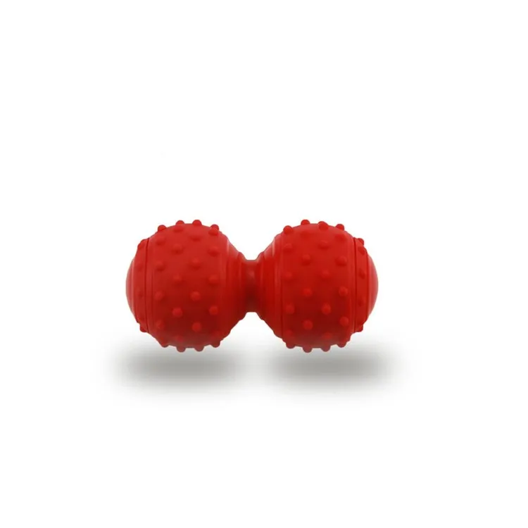 Yoga Sport Silicone Peanut Massage Ball Spiky Relief Muscle Pain Stress Food Grade Massage Therapy Ball