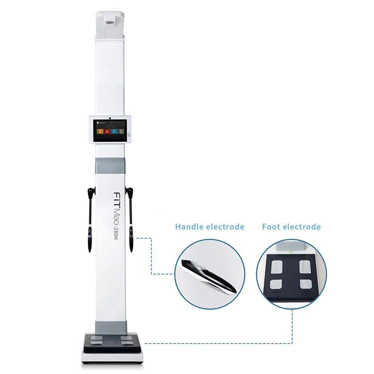 Ultrasonic Height Measurement Stadiometer Composition Analyser Scale Body Height and Weight Machine