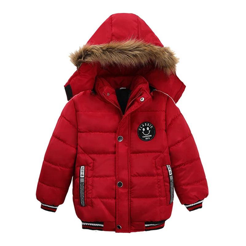 2023 Winter Boys Jacket For Children Coats Kids Warm Hooded Outwear Thick Fleece Coat For Baby Boy Clothes Costume 2 3 4 5 6 Y