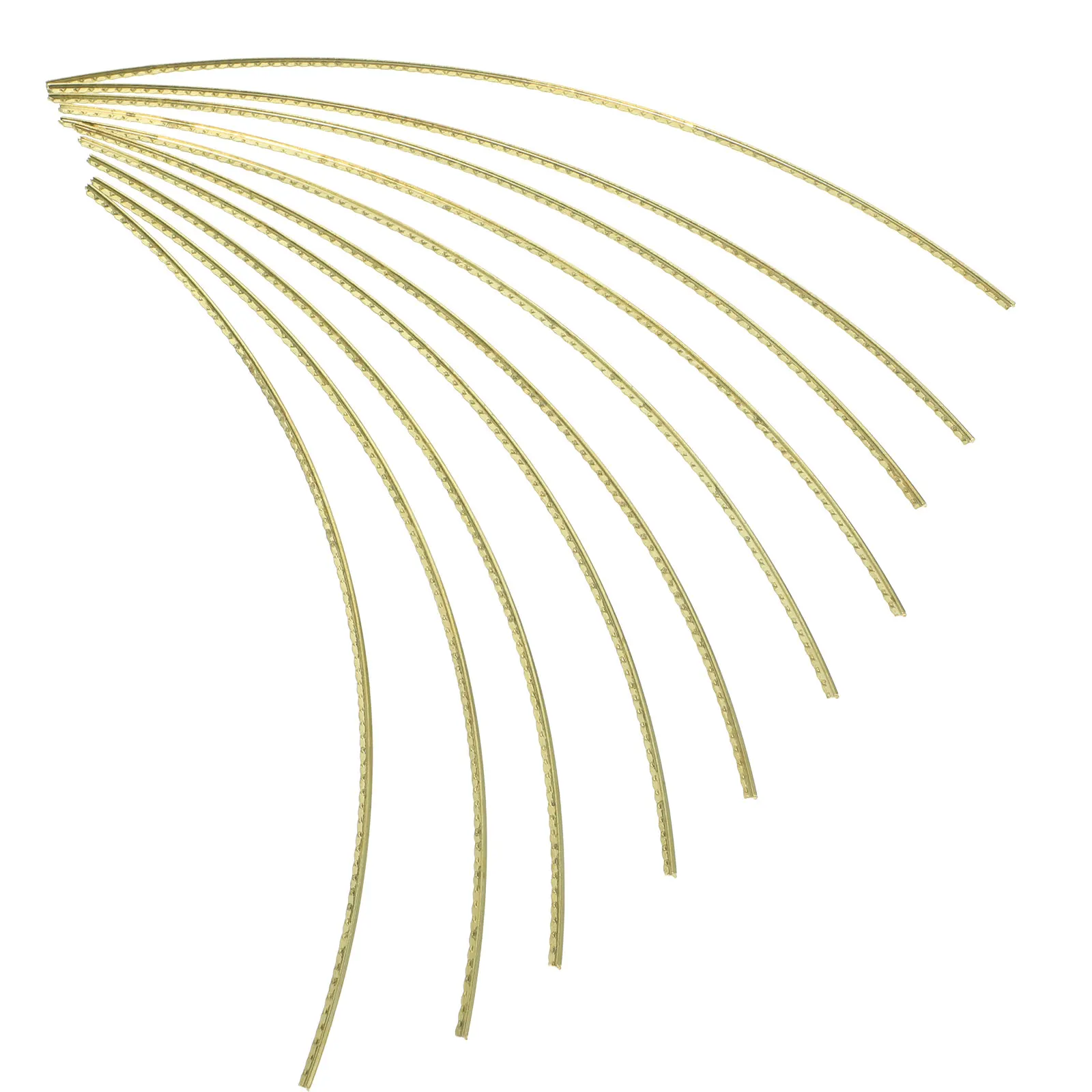 

10 Pcs Guitar Fret Tool Wire Accessories Replacement Wires & Gear Brass Electric Classic Frets