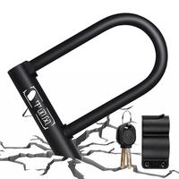 Bike Lock U Shape Anti-theft Bicycle Locks Mountain Bike Lock Riding Equipment For Lock Holder Anti-drilling Lock Cylinder