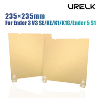 URELK for Ender 3 V3 SE KE Build Plate Texture PEI 235x235mm Spring Steel Plate for 3D Printer Creality K1 K1C Ender 5 S1