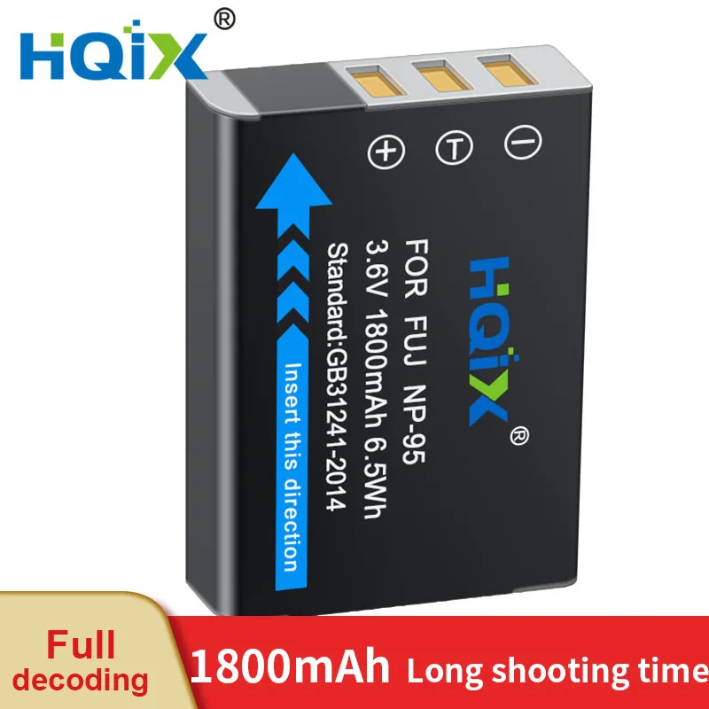 HQIX for Fujifilm FINEPIX X30 X100 XF10 F31fFD F30 REAL 3D W1 Camera NP-95 Charger Battery