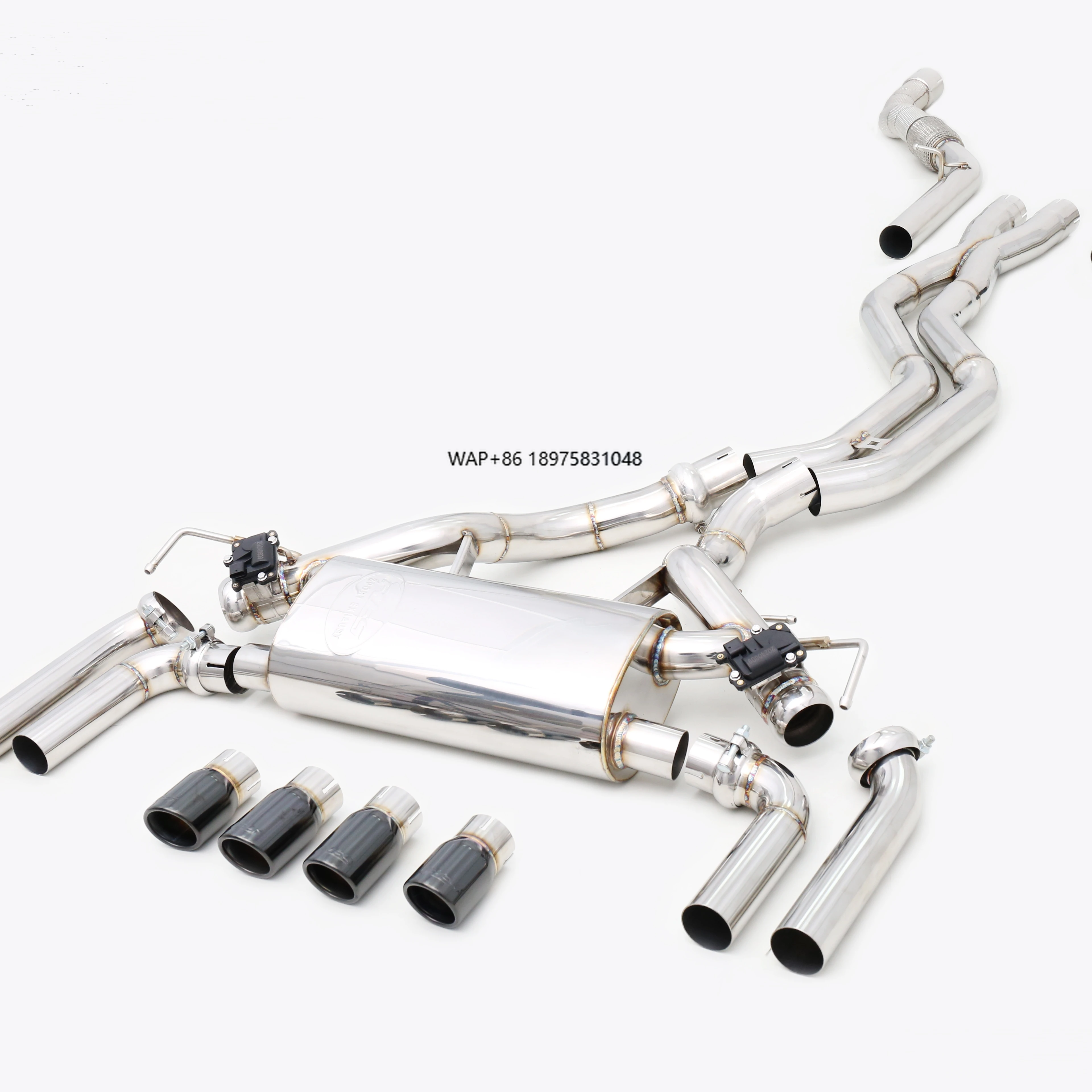

Custom 304 Stainless Steel/Titanium Valved Exhaust System Designed for Sport Executive SVR 5.0