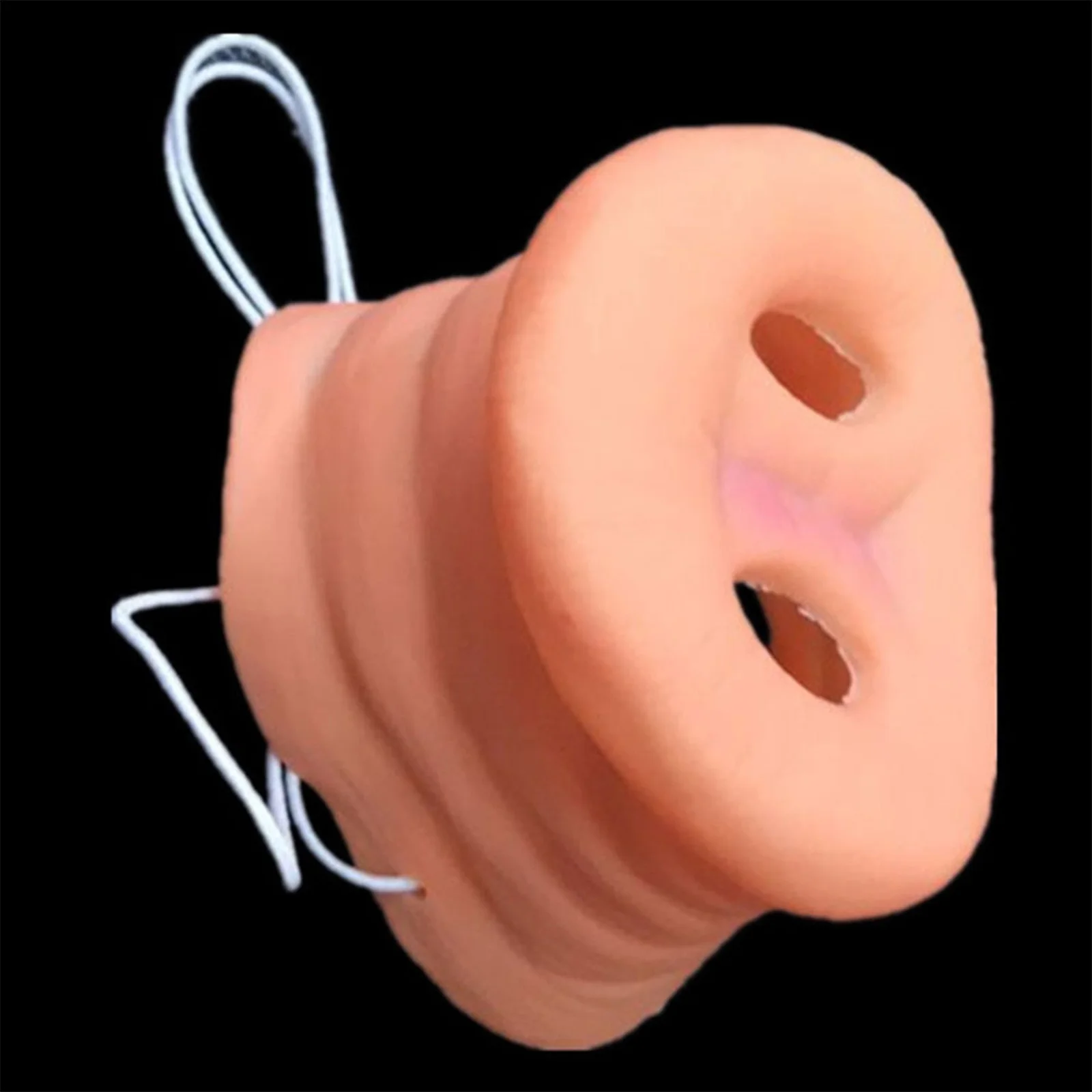 จมูกหมูจำลองน่ารักสำหรับงานปาร์ตี้ฮาโลวีน คอสเพลย์ละครสัตว์ แต่งตัวตลก อุปกรณ์ประกอบฉากสัตว์ทำจากยางลาเท็กซ์