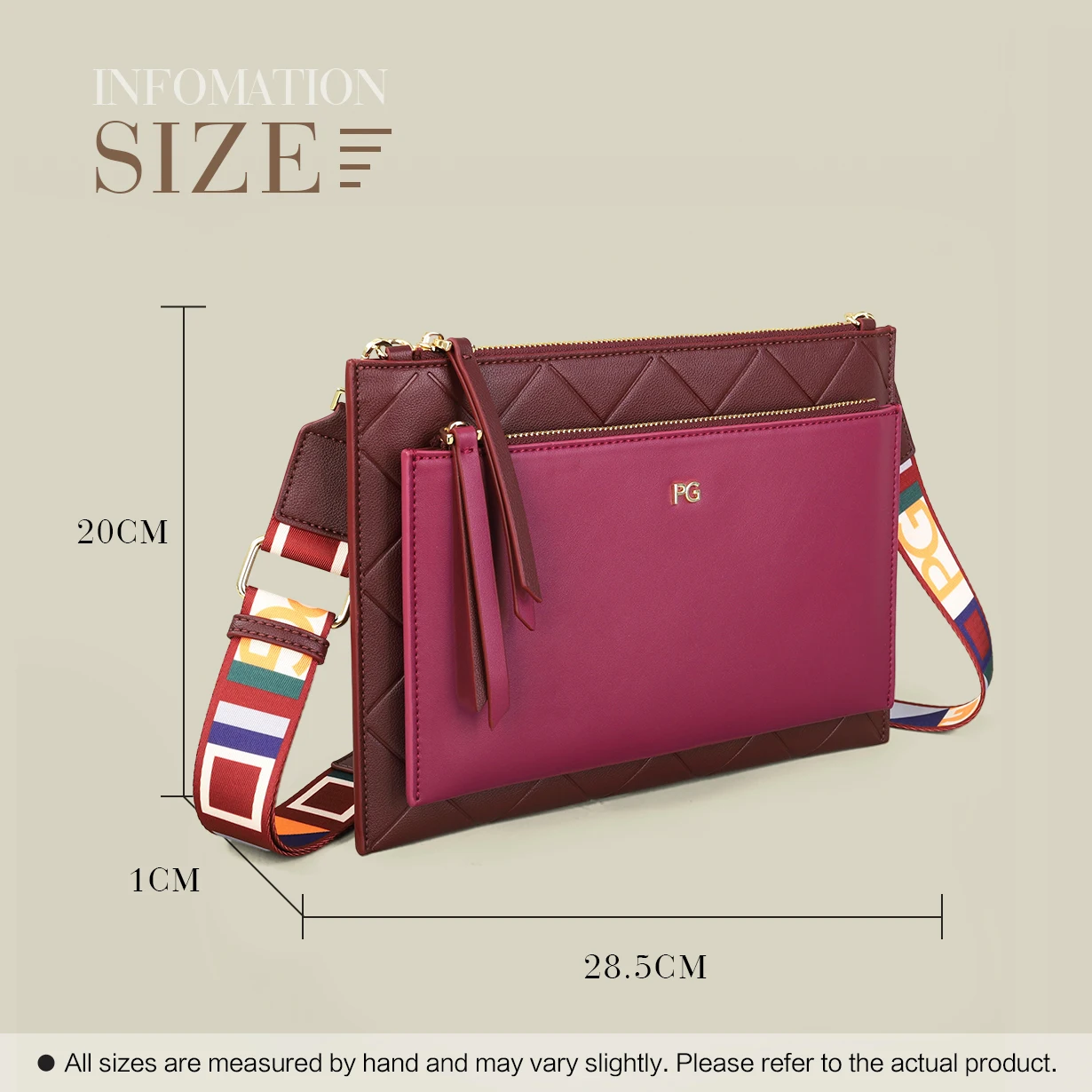 PG 2026 Klassische Neue Damen-Handtasche, Einfach zu Tragen, Besseres Design, Business-, Pendler- und Party-Handtasche, Umschlagtasche – Detail 20