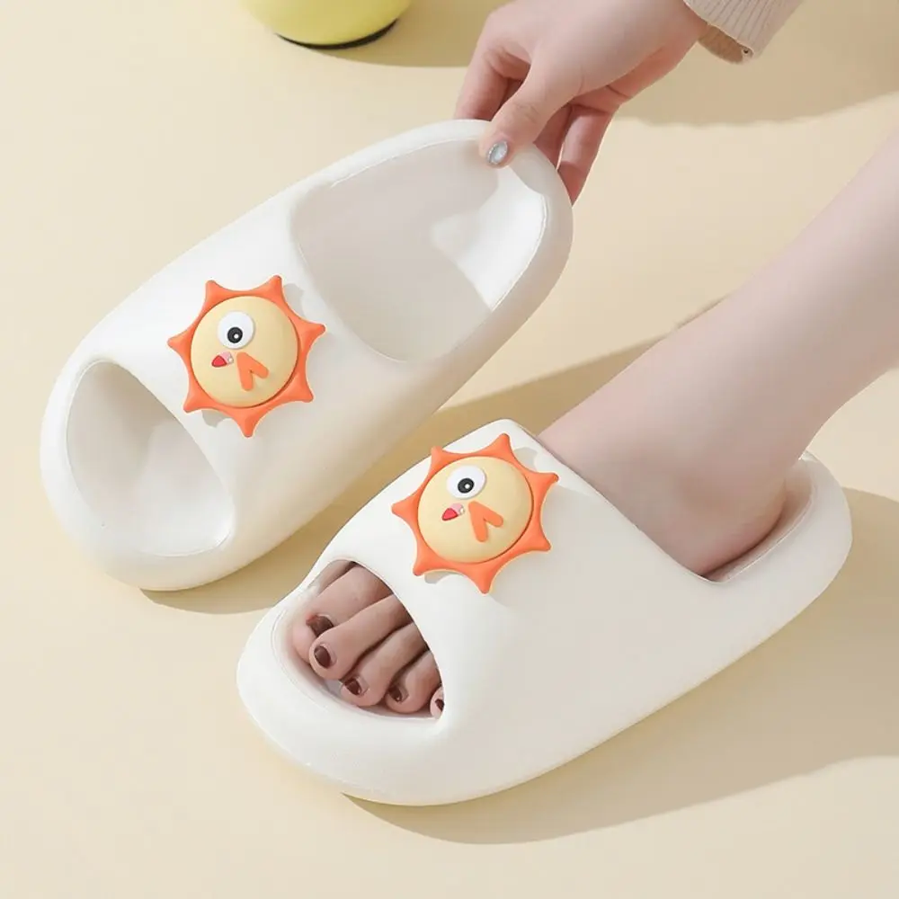 مضحك لينة سوليد منصة النعال المضادة للانزلاق الكرتون الشمس النعال النساء أحذية إيفا عادية الشرائح الصنادل الحمام